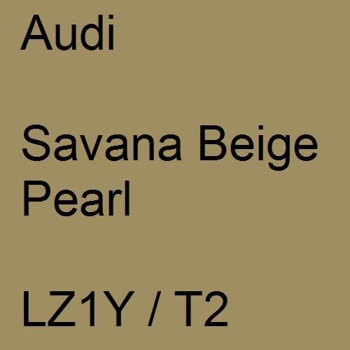 Audi, Savana Beige Pearl, LZ1Y / T2.